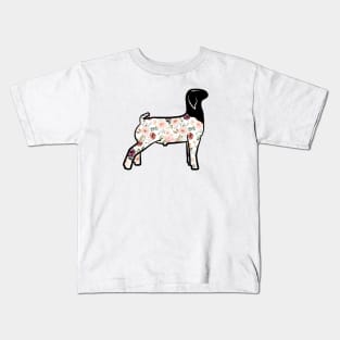 Rose Floral Market Goat - NOT FOR RESALE WITHOUT PERMISSION Kids T-Shirt